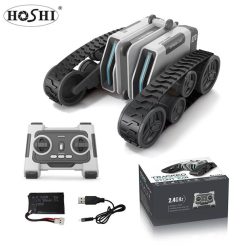 Преобръщаща се кола с дистанционно с вериги HOSHI 1613 въртяща се на 360˚