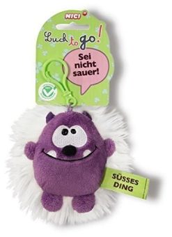 Ключодържател Таласъм лилаво/бял 10 см.